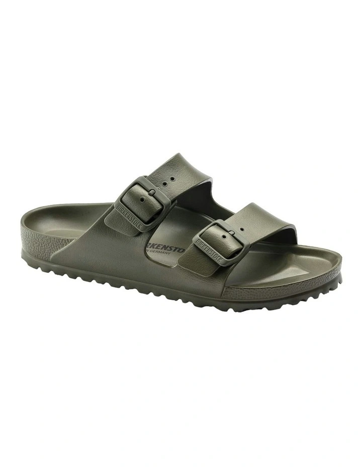 Arizona Eva Narrow Slip On Sandals in Khaki image 1