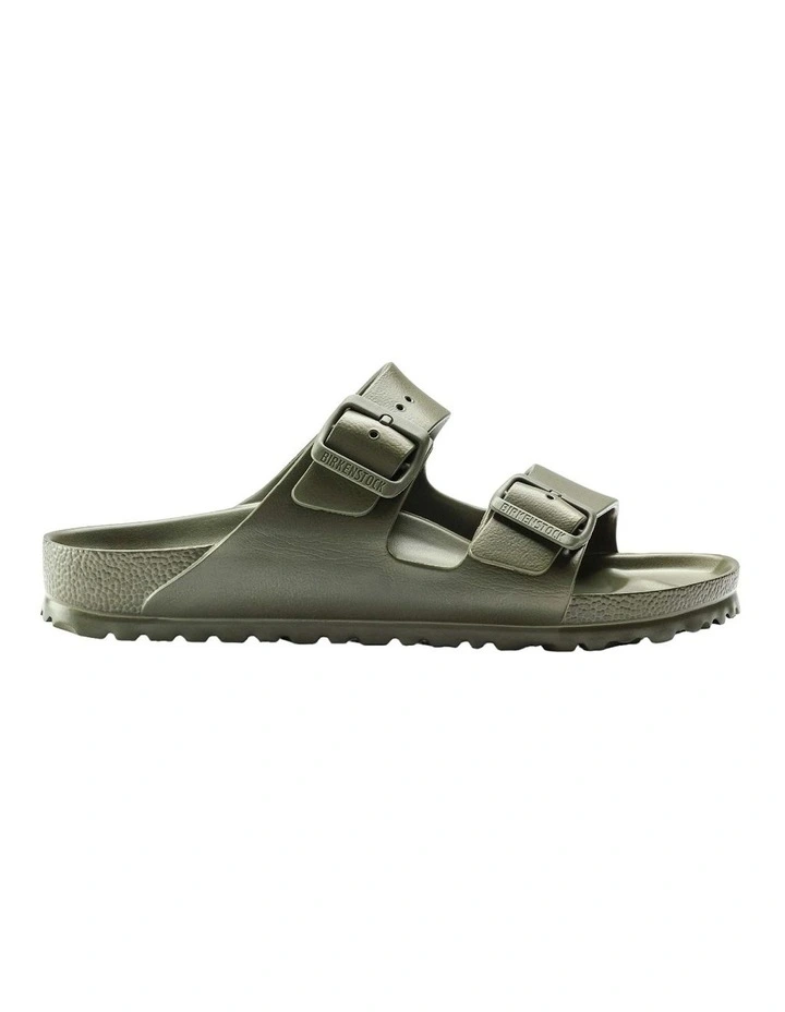 Arizona Eva Narrow Slip On Sandals in Khaki image 3