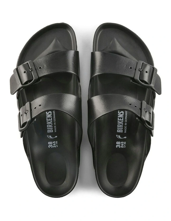 Mens Arizona Eva Slip On Sandals in Black image 3
