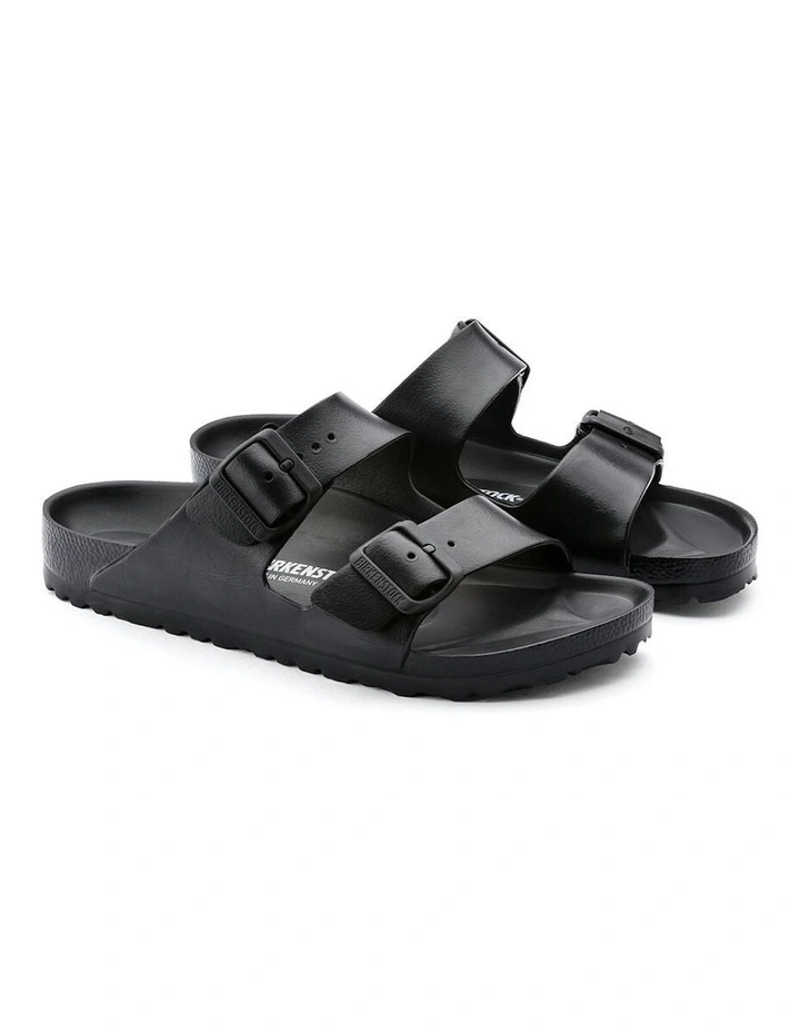 Mens Arizona Eva Slip On Sandals in Black image 4