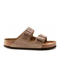 Birkenstock Arizona Soft Footbed Oiled Leather Sandals - Regular - Tobacco Brown