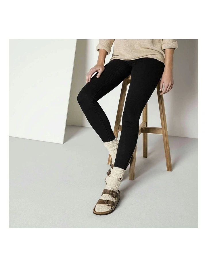 Birkenstock Arizona Soft Footbed Oiled Leather Sandals - Regular - Tobacco Brown image 7