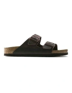 Birkenstock Arizona Soft Footbed Oiled Leather Sandals - Narrow - Habana
