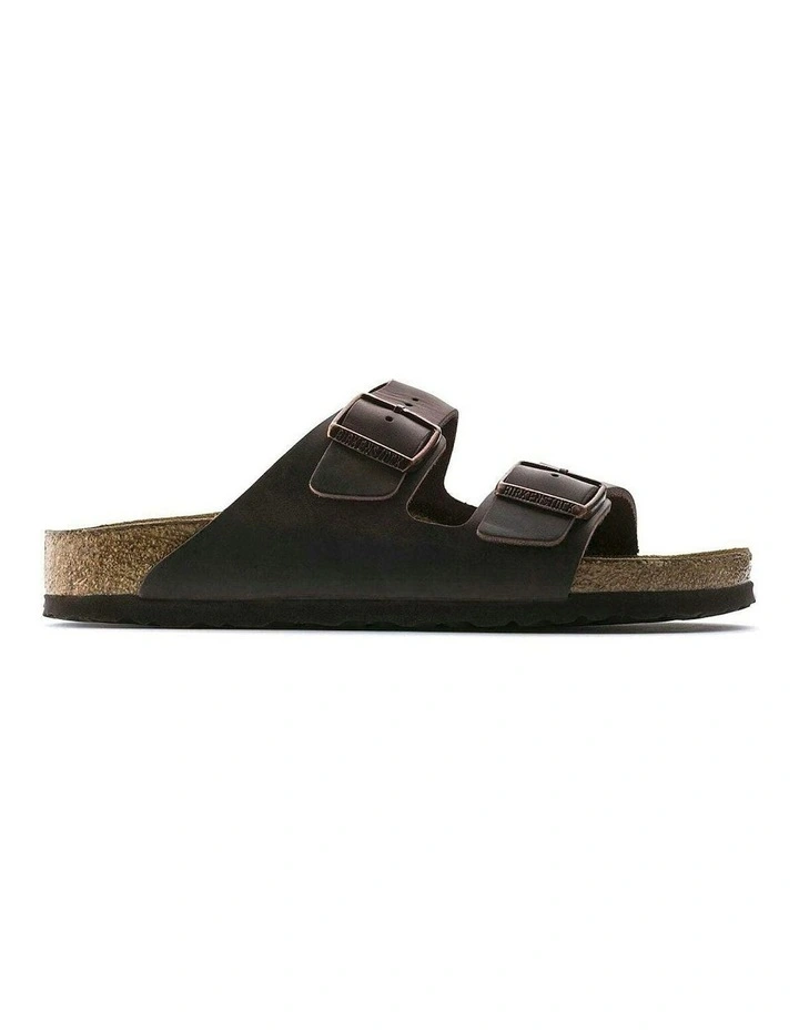 Birkenstock Arizona Soft Footbed Oiled Leather Sandals - Narrow - Habana image 1