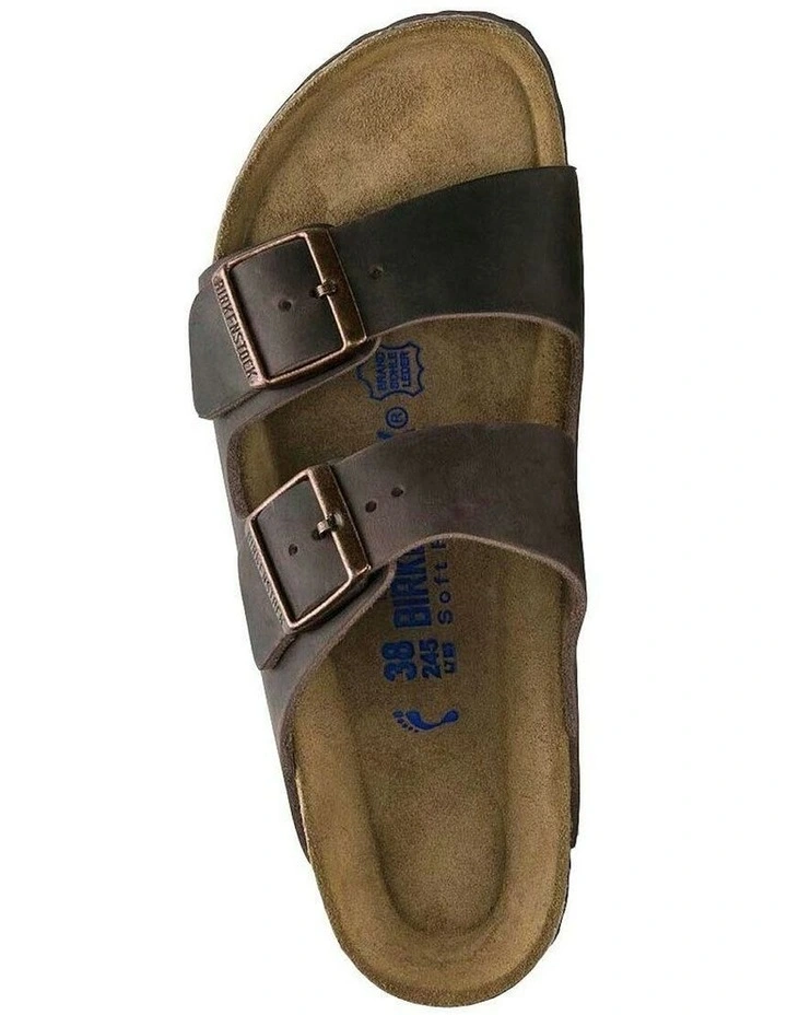 Birkenstock Arizona Soft Footbed Oiled Leather Sandals - Narrow - Habana image 2