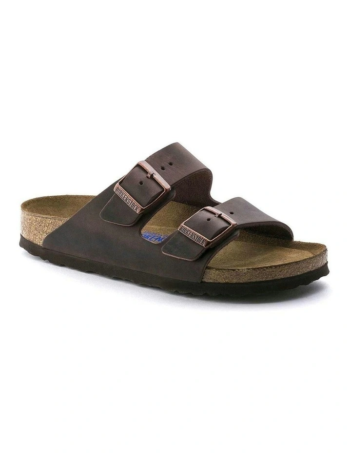 Birkenstock Arizona Soft Footbed Oiled Leather Sandals - Narrow - Habana image 3