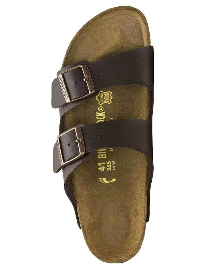 Arizona Birko-Flor Regular Sandals in Dark Brown image 2