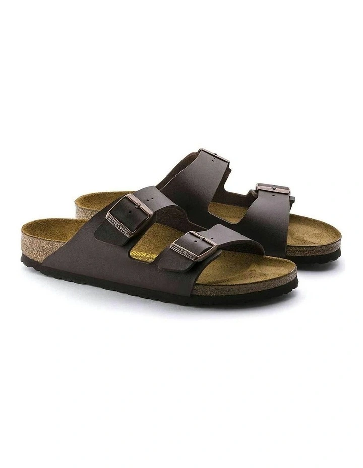 Arizona Birko-Flor Regular Sandals in Dark Brown image 6
