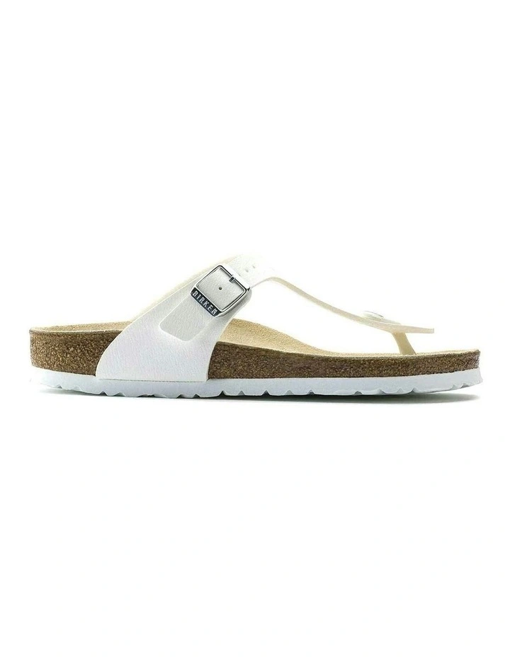 Gizeh Birko-Flor Regular Sandals in White image 1