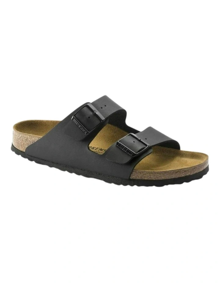 Womens Arizona BirkoFlor Slip On Sandals in Black image 1