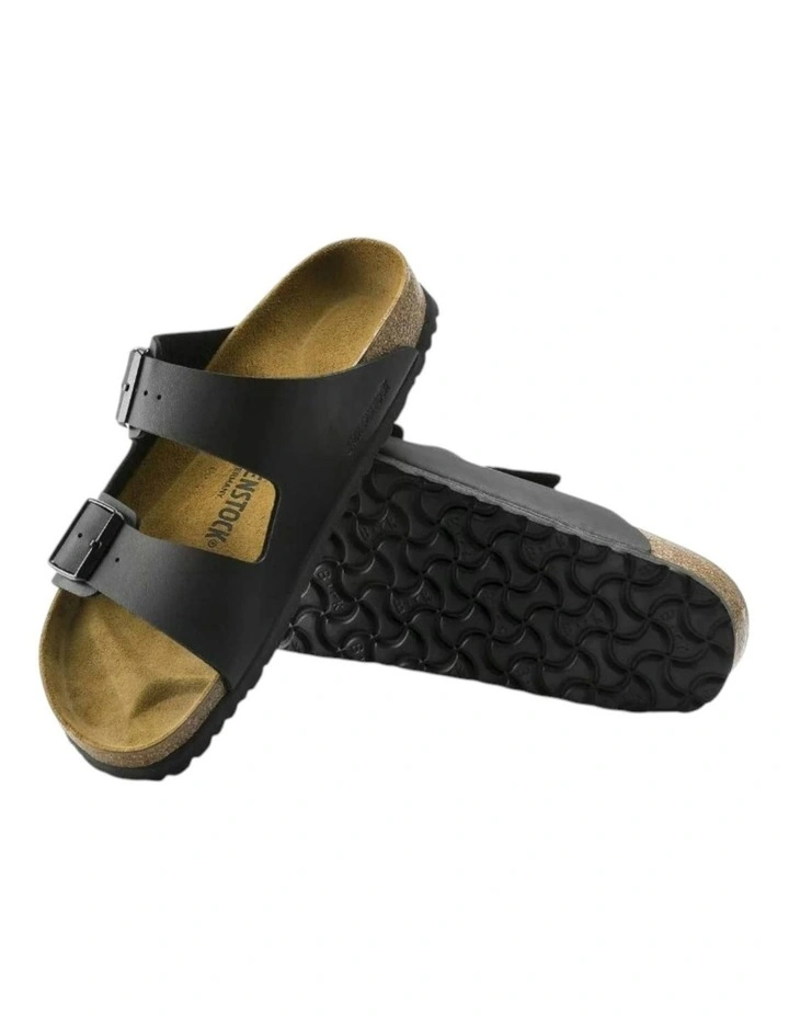 Womens Arizona BirkoFlor Slip On Sandals in Black image 4