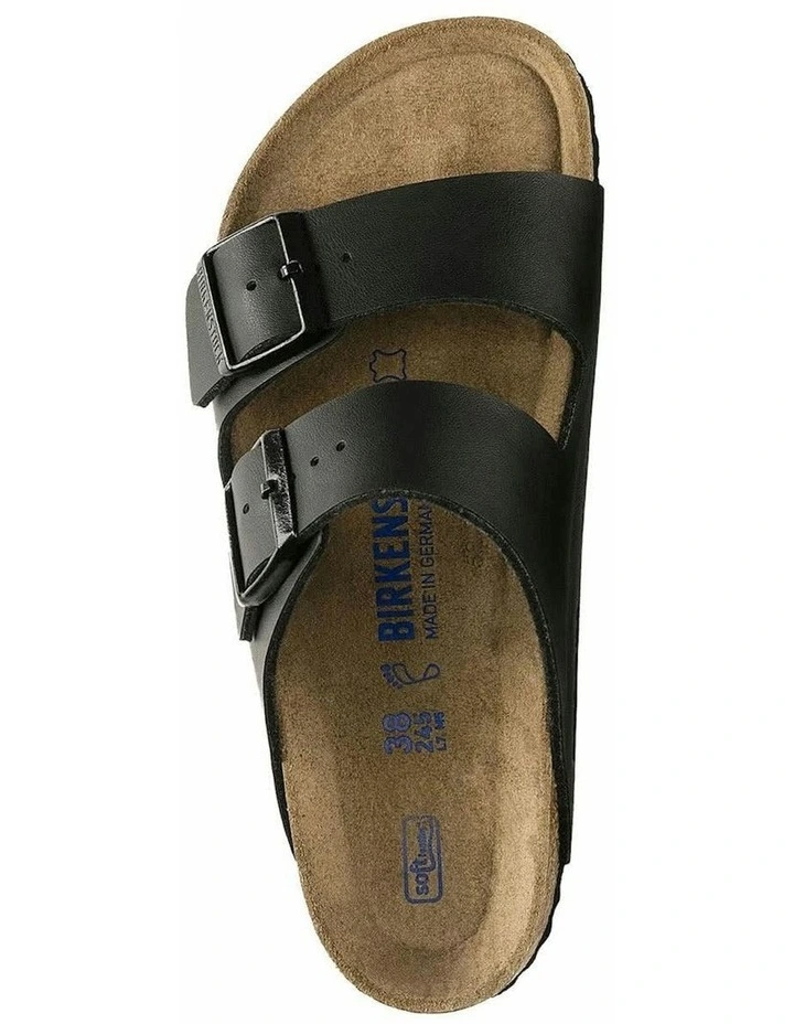 Arizona Birko-Flor Soft Footbed Sandals Regular in Black image 2