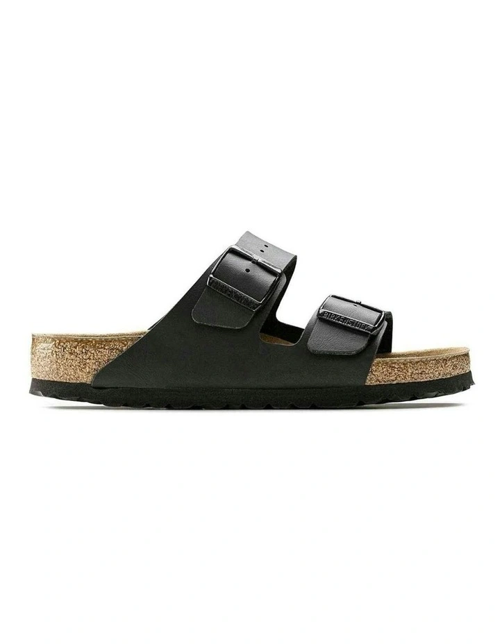 Arizona Birko-Flor Soft Footbed Sandals Narrow in Black image 1