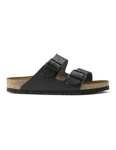 Arizona Natural Leather Sandals in Black