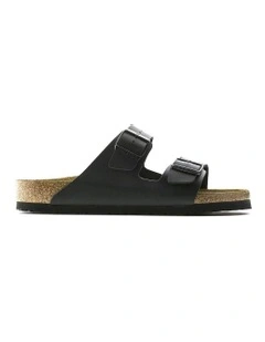 Arizona Birko Narrow Flor Sandals in Black