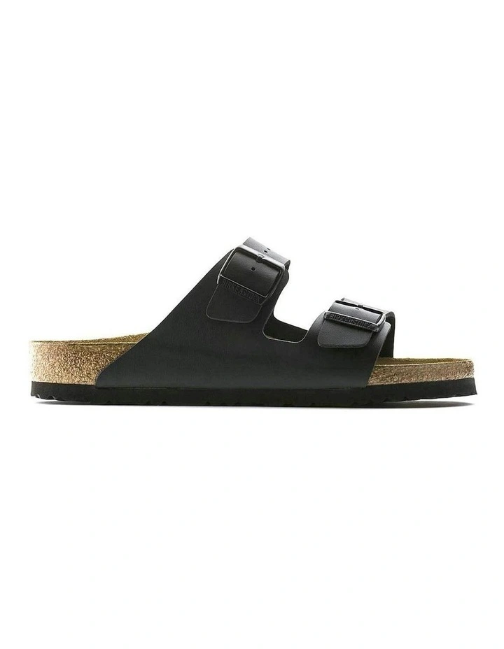 Arizona Birko Narrow Flor Sandals in Black image 1