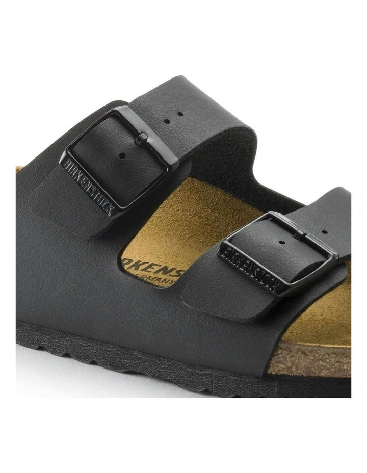 Arizona Birko Narrow Flor Sandals in Black image 4
