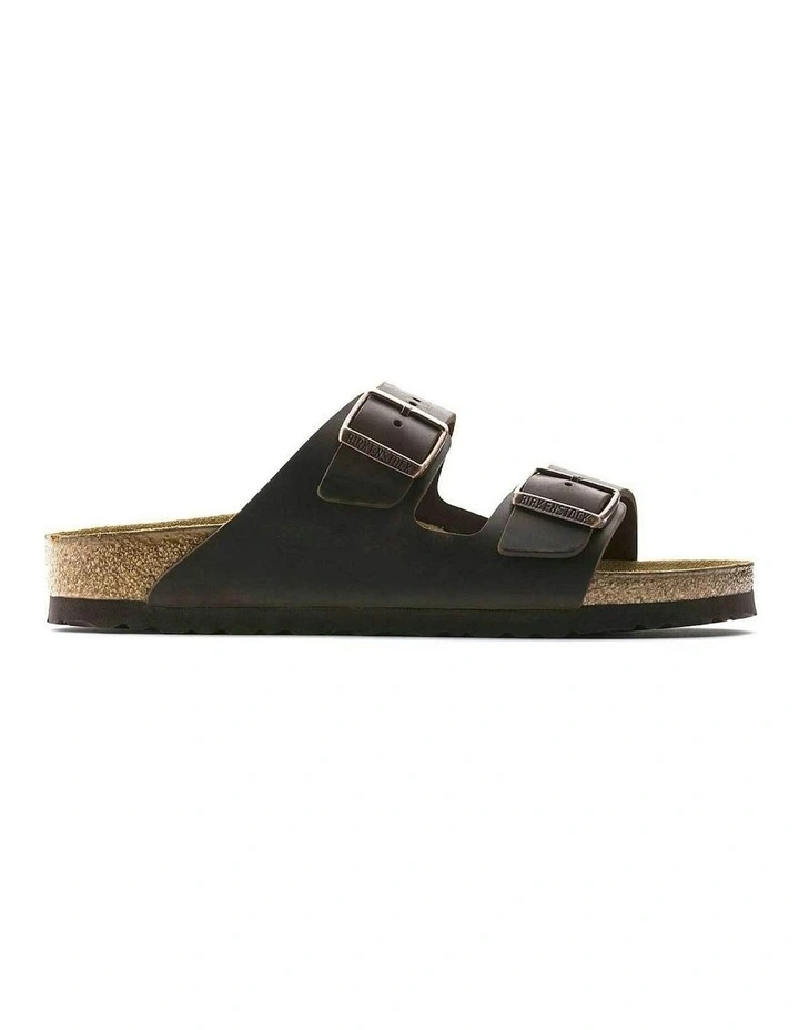 Arizona Oiled Leather Narrow Sandals in Habana image 1