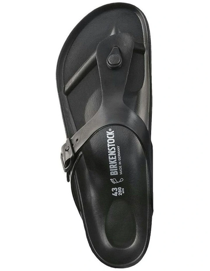 Mens  Gizeh Eva  Slip On Sandals in Black image 2
