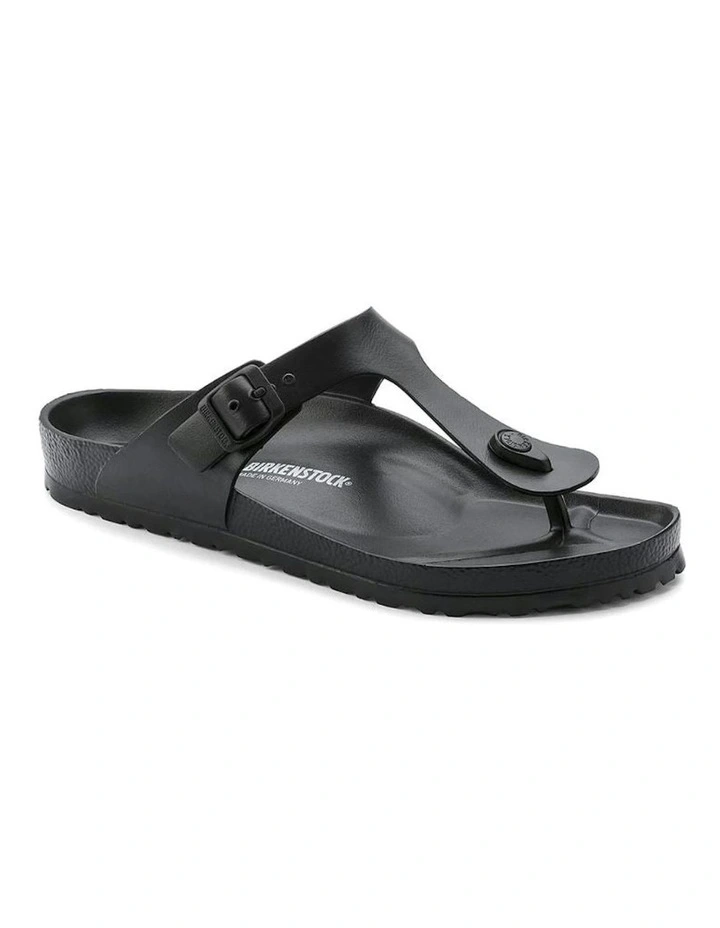 Mens  Gizeh Eva  Slip On Sandals in Black image 3
