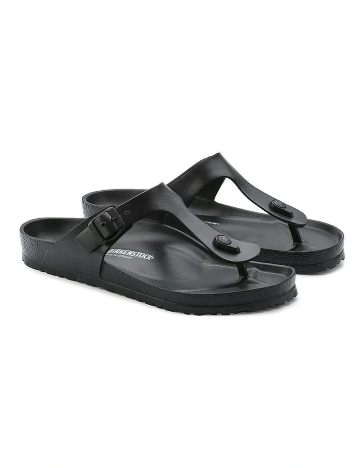 Mens  Gizeh Eva  Slip On Sandals in Black image 4