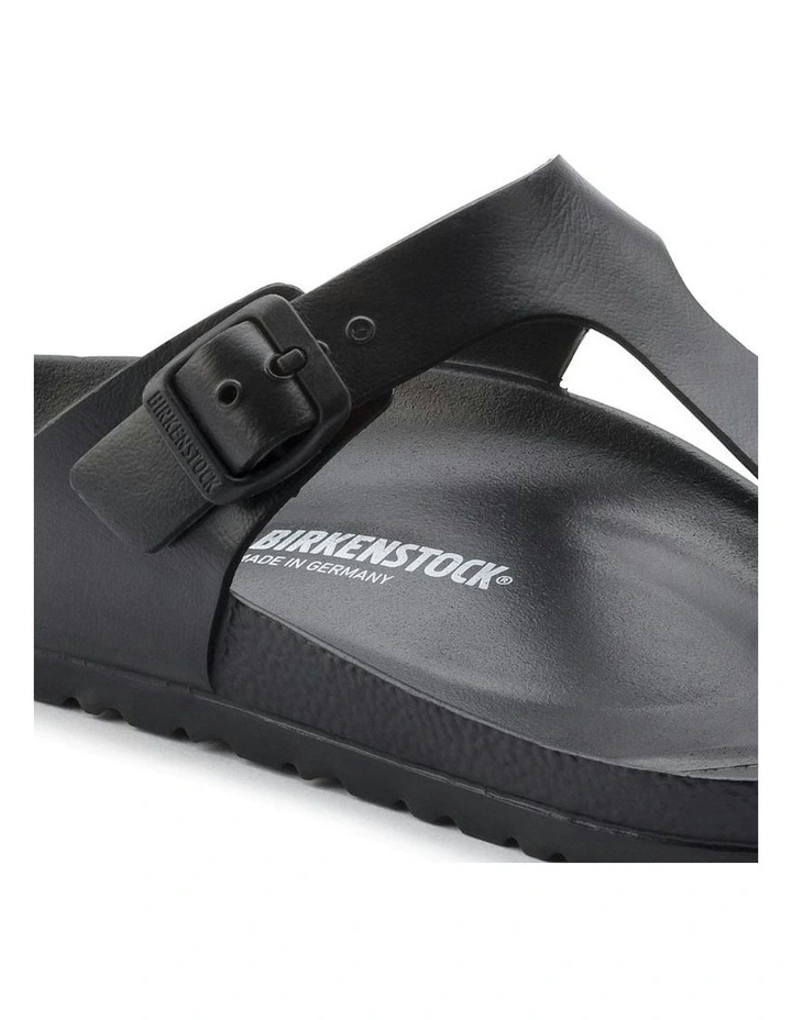 Mens  Gizeh Eva  Slip On Sandals in Black image 5