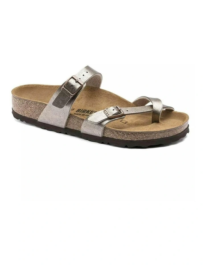 Regular Mayari Birko-Flor Sandals in Graceful Taupe image 3