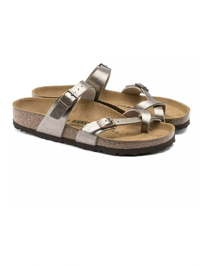 Regular Mayari Birko-Flor Sandals in Graceful Taupe image 6