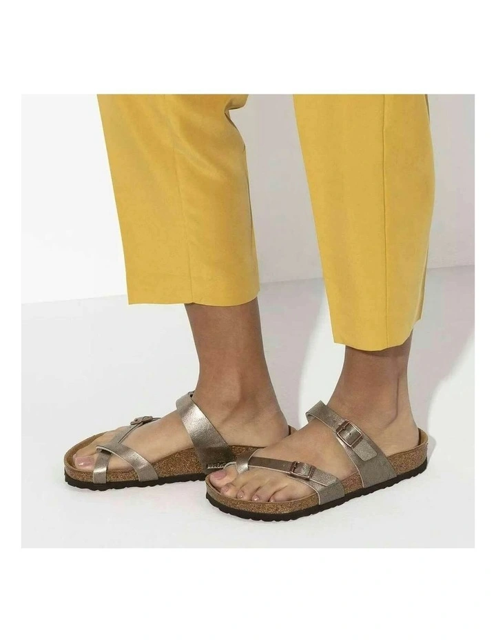 Regular Mayari Birko-Flor Sandals in Graceful Taupe image 7