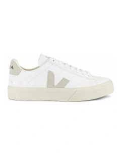 Campo Chromefree Leather Extra Shoes in White/Natural Suede