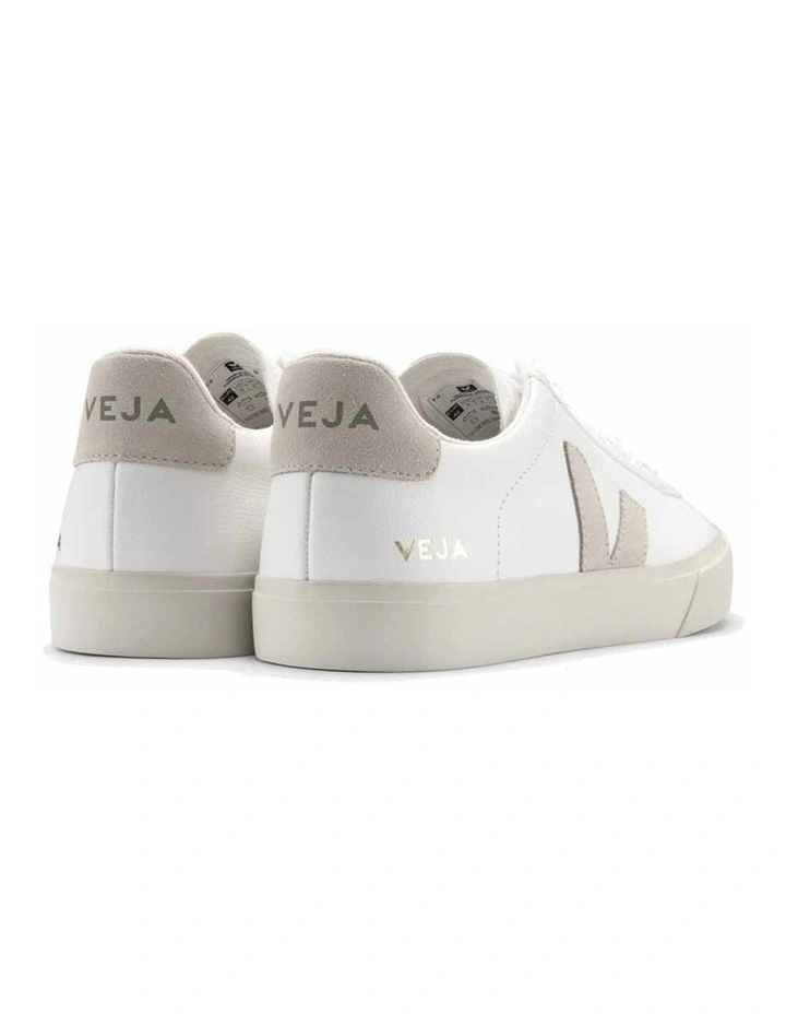 Campo Chromefree Leather Extra Shoes in White/Natural Suede image 4