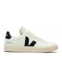 Campo Chromefree Leather Extra Shoes in White/Black