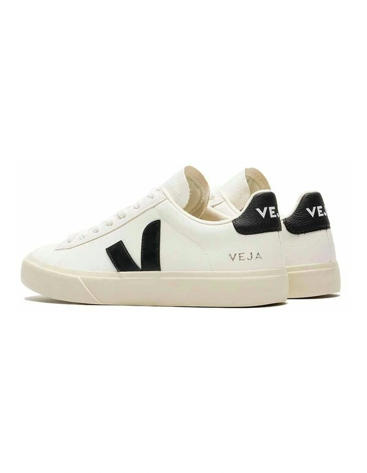 Campo Chromefree Leather Extra Shoes in White/Black image 3