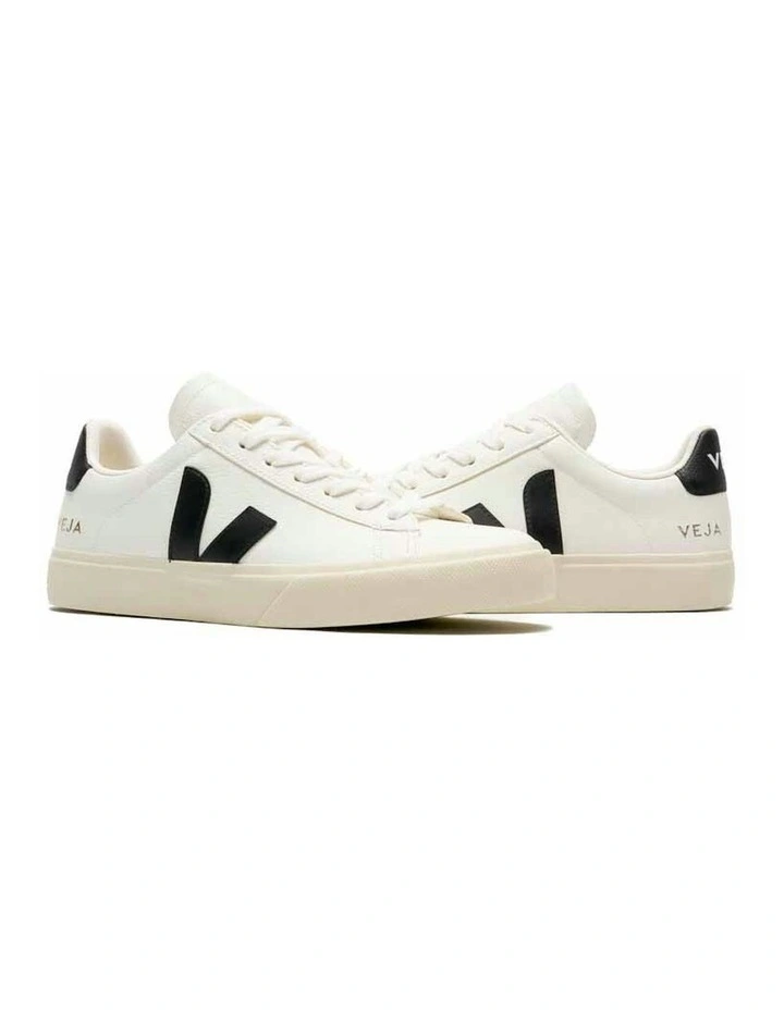 Campo Chromefree Leather Extra Shoes in White/Black image 5