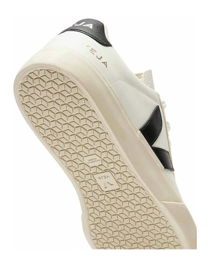 Campo Chromefree Leather Extra Shoes in White/Black image 6
