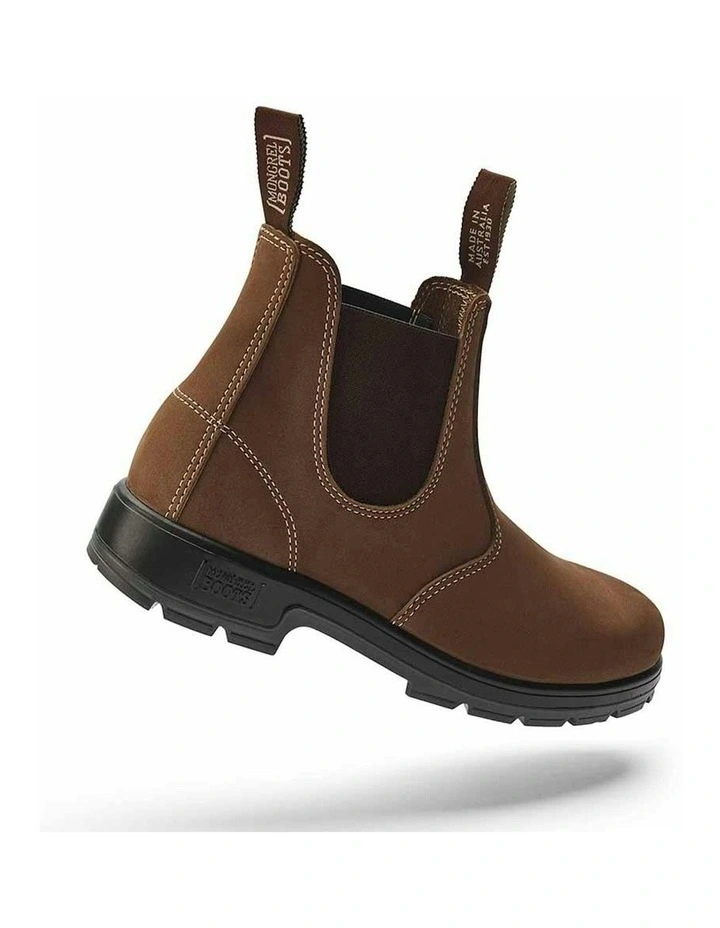 K9 Elastic Sided Boots in Vintage Brown image 3