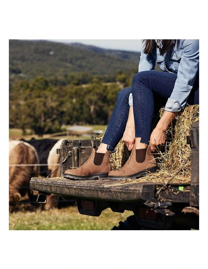 K9 Elastic Sided Boots in Vintage Brown image 7