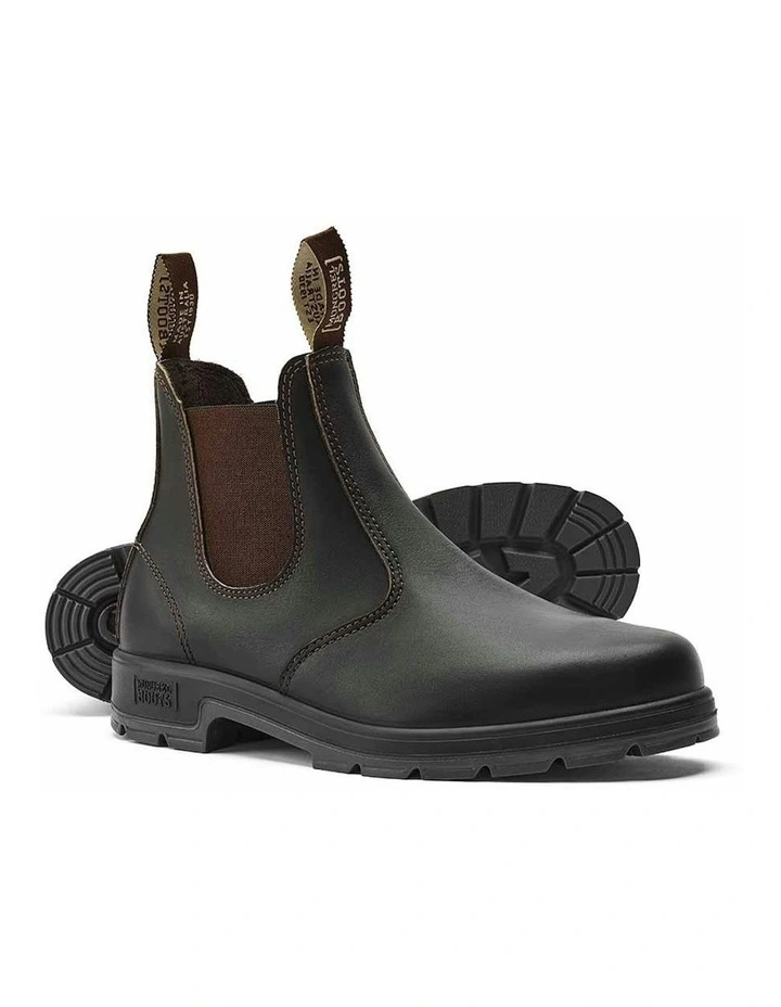 Oil Kip K9 Elastic Sided Boots in Claret image 2