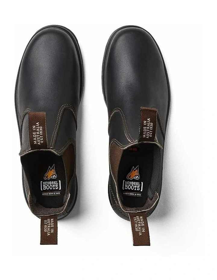 Oil Kip K9 Elastic Sided Boots in Claret image 4