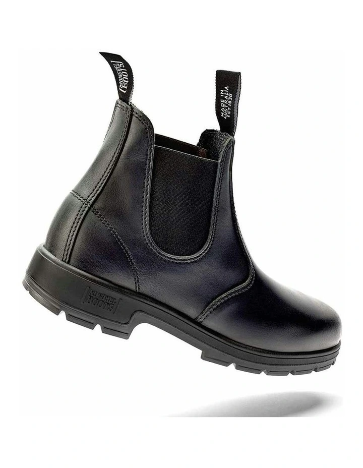 Oil Kip K9 Elastic Sided Boot in Black image 3