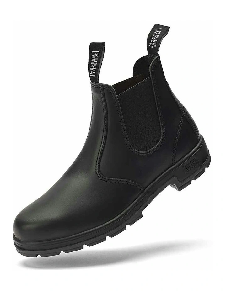 Oil Kip K9 Elastic Sided Boot in Black image 4