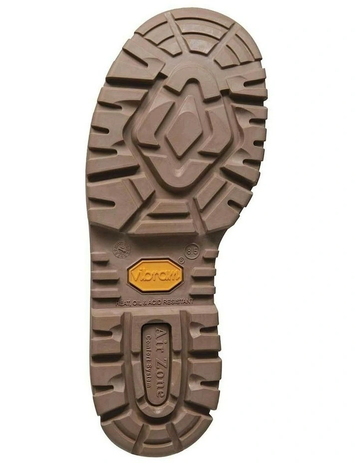 High Leg Zipsider Scuff Cap 561060 Work Boots in Stone image 5