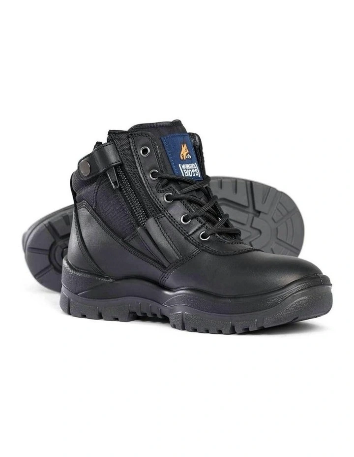 Zipsider Safety Steel Toe 261020 Work Boots in Black image 2