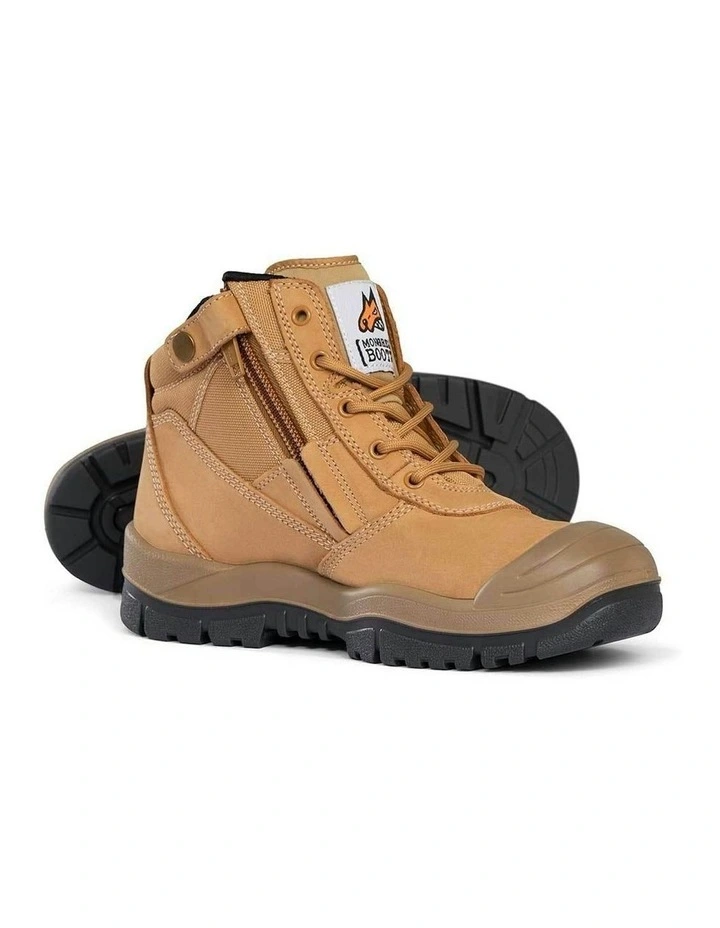 Zipsider Scuff Cap Safety Steel Toe 461050 Work Boots in Wheat image 2