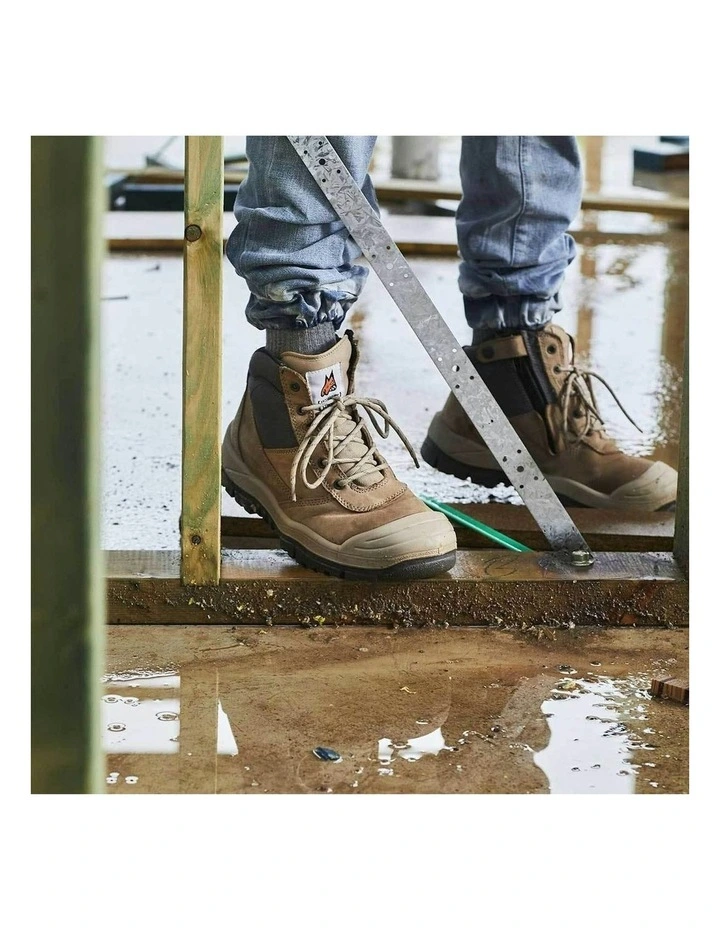 Zipsider Scuff Cap Safety Steel Toe 461060 Work Boots in Stone image 3