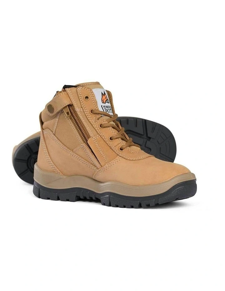 Zipsider Non-Safety Soft Toe 961050 Work Boots in Wheat image 2