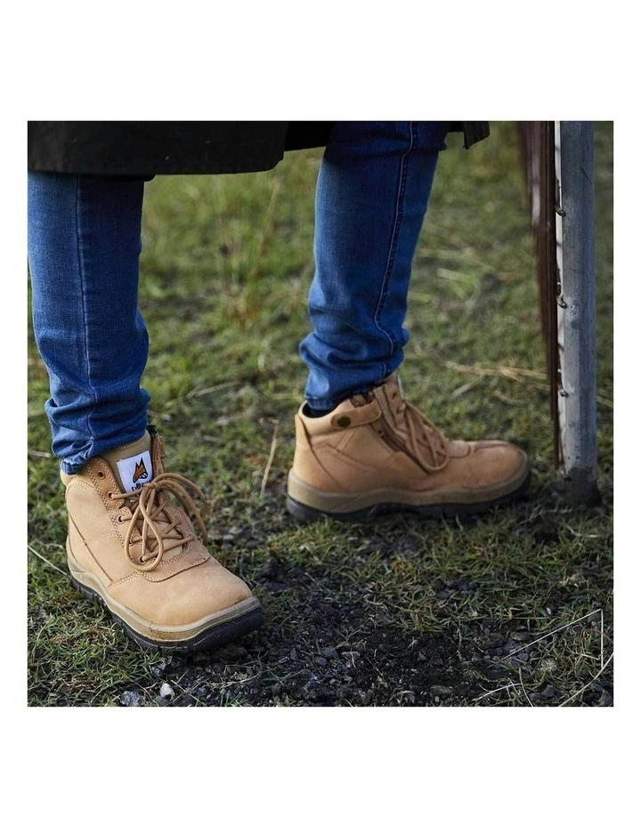 Zipsider Non-Safety Soft Toe 961050 Work Boots in Wheat image 5