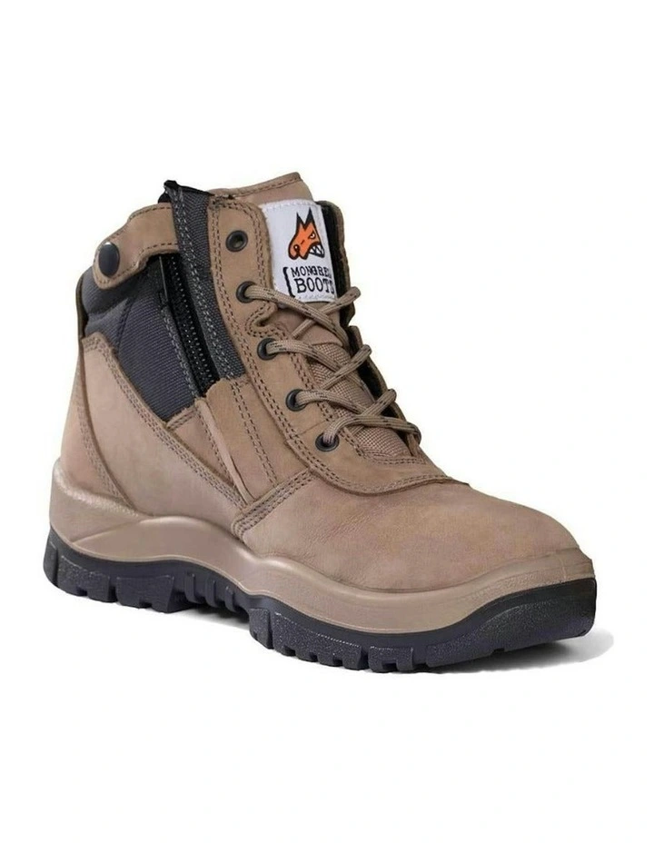 Zipsider Non-Safety Soft Toe 961060 Work Boots in Stone image 2