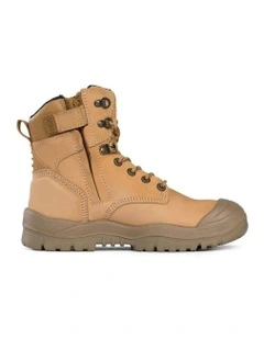 High Leg Zipsider Scuff Cap 561050 Work Boots in Wheat