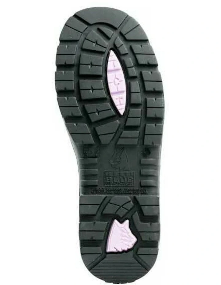 Parkes Zip Ladies Scuff Cap 512759 Work Boots in Slate image 5